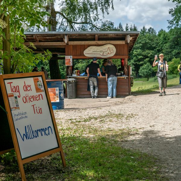 Willkommensschild