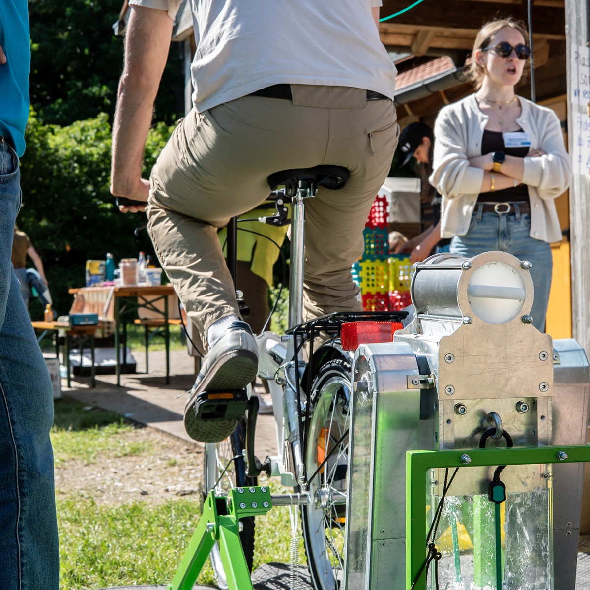 Plastik wird geschreddert